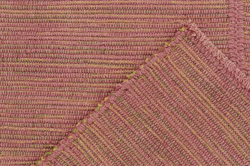 New Pamono Kilim Rug in Pink with Yellow and Green Accents from R&K Principal Jahanshah Nazmiyal