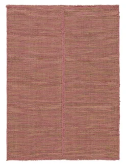 New Pamono Kilim Rug in Pink with Yellow and Green Accents from R&K Principal Jahanshah Nazmiyal