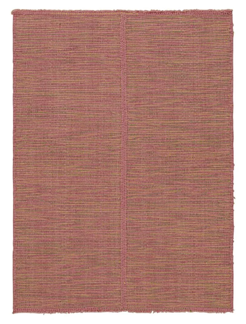 New Pamono Kilim Rug in Pink with Yellow and Green Accents from R&K Principal Jahanshah Nazmiyal