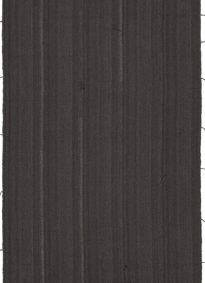 Pamono Kilim Rug in Slate Gray with Brown Accents from R&K Principal Jahanshah Nazmiyal> Carpets & Textiles|Carpets & Textiles