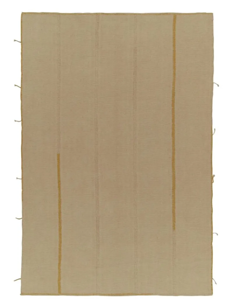 Sale Pamono Kilim Rug with Ochre Accents from R&K Principal Jahanshah Nazmiyal