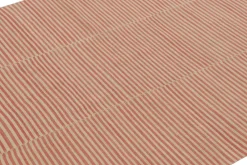 Pamono Kilim with Textural Beige and Orange Stripes from R&K Principal Jahanshah Nazmiyal> Carpets & Textiles|Carpets & Textiles