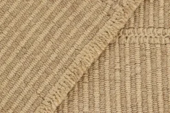 Discount Pamono Kilim with Textural Beige and Taupe Stripes from R&K Principal Jahanshah Nazmiyal