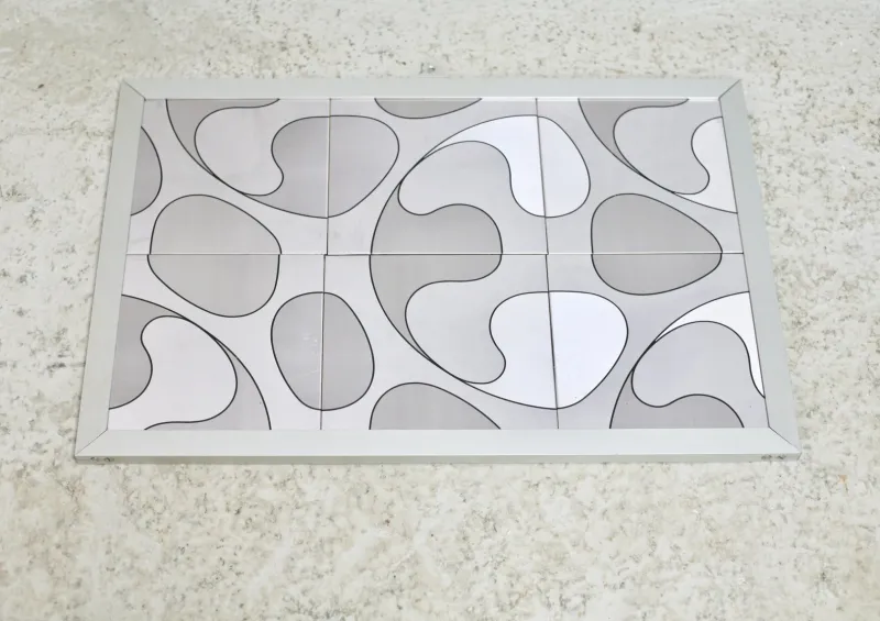 Hot Pamono Kinetic Painting Metal Plates, 1970s