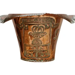 Discount Pamono King Henry IV Coat of Arms or Armorial Crest Ice Bucket in Copper