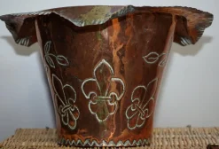 Discount Pamono King Henry IV Coat of Arms or Armorial Crest Ice Bucket in Copper