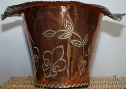 Discount Pamono King Henry IV Coat of Arms or Armorial Crest Ice Bucket in Copper