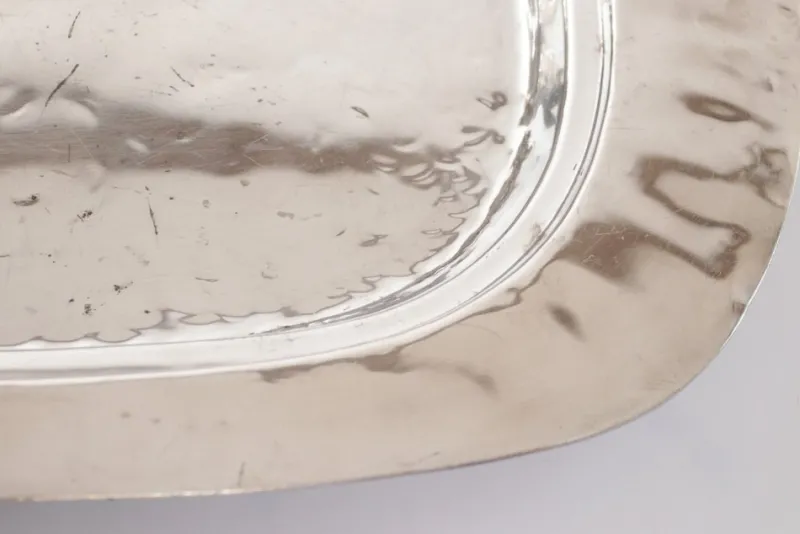 Pamono King Size Lobsters Dish in Silver-Plating by Franco Lapini, 1970s> Serving Dishes