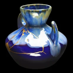 Sale Pamono Kintsugi Art Deco Vase by Myriam Greff
