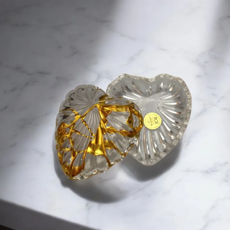 Discount Pamono Kintsugi Heart Shaped Box by Myriam Greff