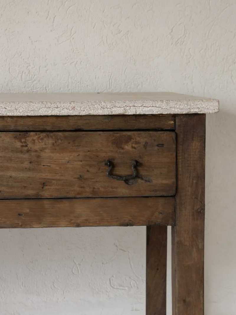 Pamono Kitchen Counter with Stone Top> Worktables & Workbenches