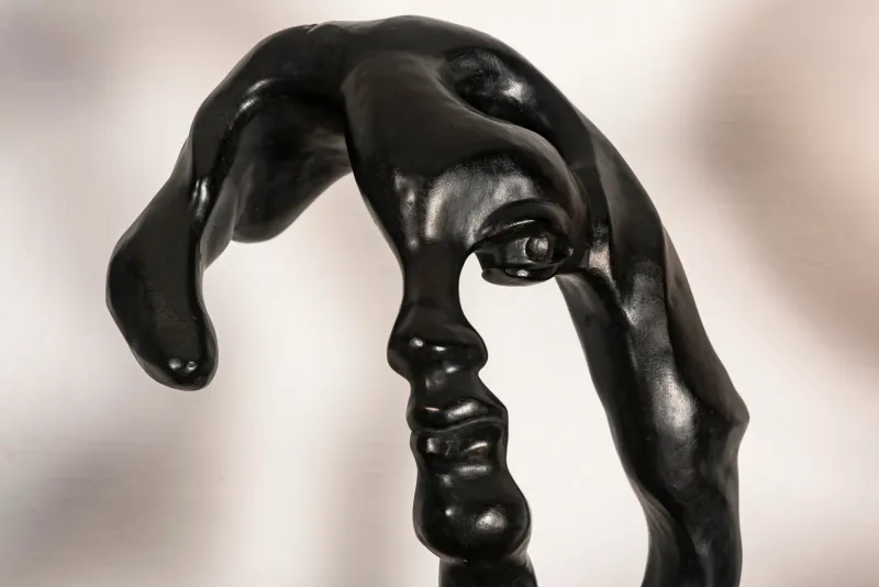 Hot Pamono Klara Sever, Surrealist Sculpture of a Woman, 1979, Plaster