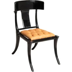 Pamono Klismos Black Chair from Pescetta> Seating