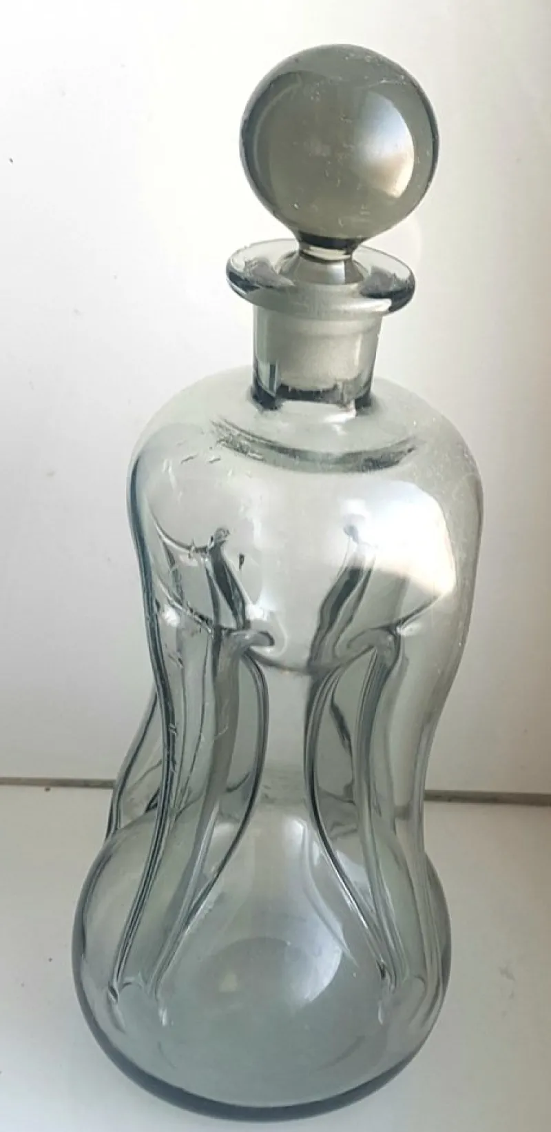 Pamono Kluk Kluk Decanter by Jacob E. Bang for Holmegaard, 1960s> Bottles, Carafes & Jugs