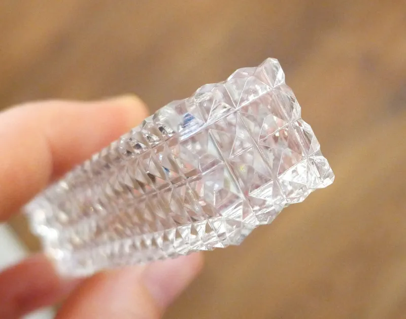 Online Pamono Knife Holders Cut Into Small Facets in Lorraine Crystal, 1950s, Set of 12