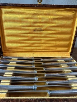 Pamono Knives, 1950, Set of 12> Cutlery & Serving Utensils