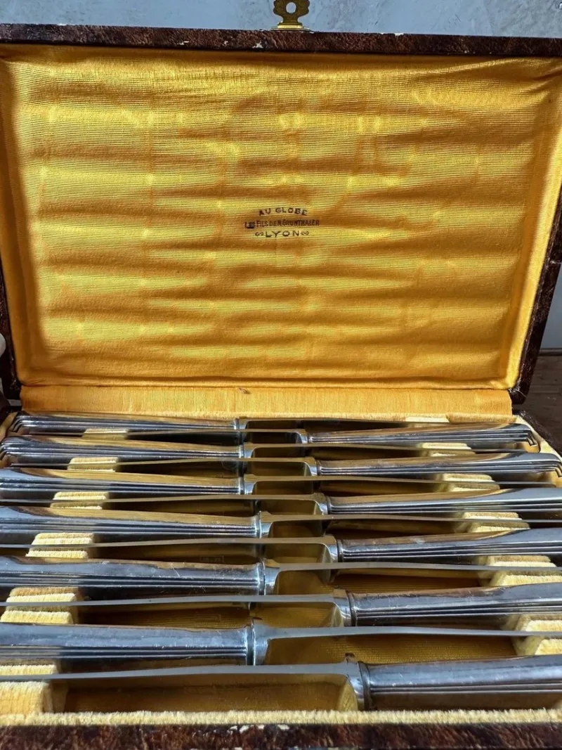 Pamono Knives, 1950, Set of 12> Cutlery & Serving Utensils