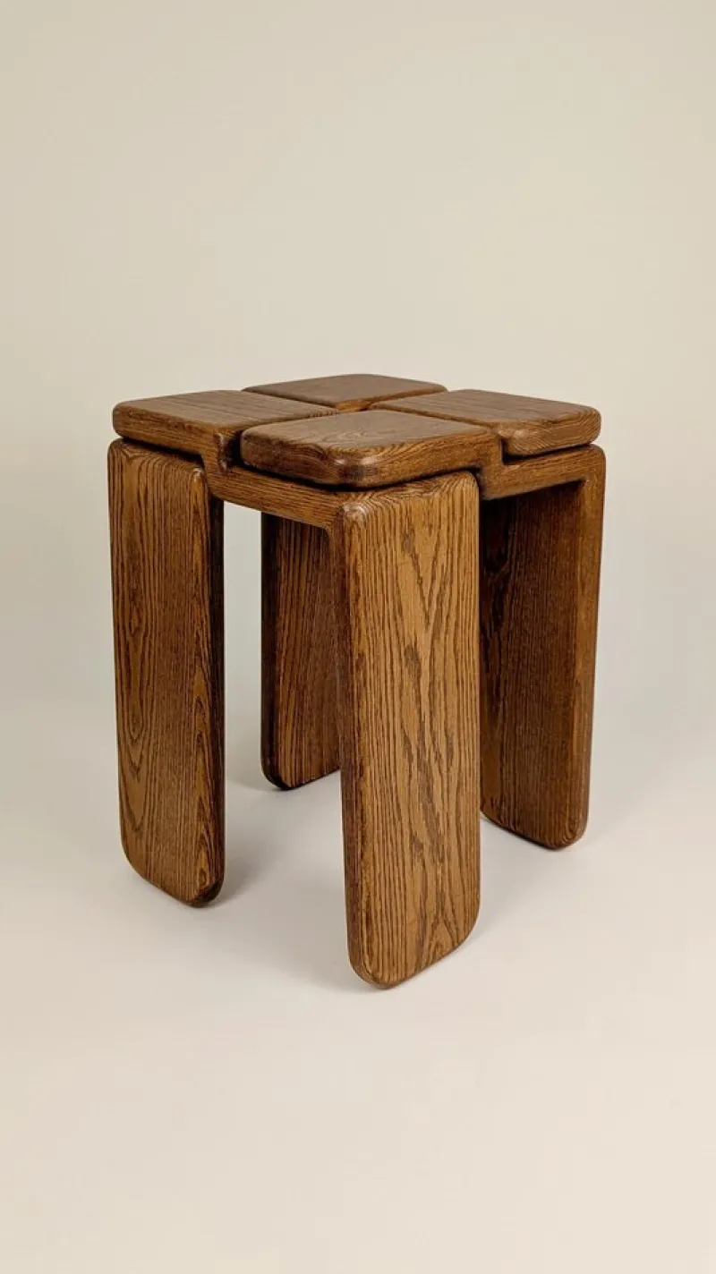 Pamono Knot Stool by Luis Gimeno> Seating