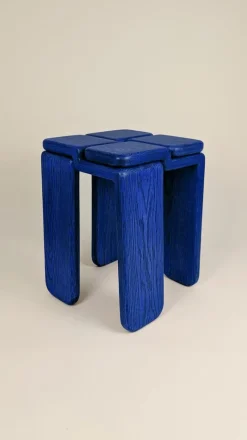 Pamono Knot Stool by Luis Gimeno><noscript><img width=