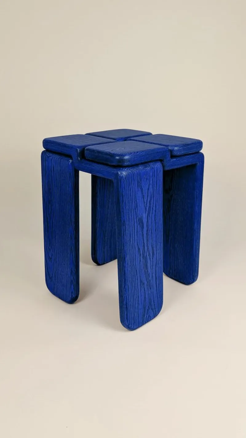 Pamono Knot Stool by Luis Gimeno> Seating