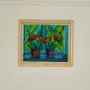 Pamono Knut Lindström, Fönster (Window), 1973, Oil on Canvas, Framed> Mid-Century
