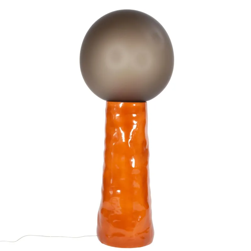 Hot Pamono Kokeshi High Grey Acetato Terracotta Floor Lamp from Pulpo