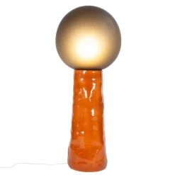 Hot Pamono Kokeshi High Grey Acetato Terracotta Floor Lamp from Pulpo