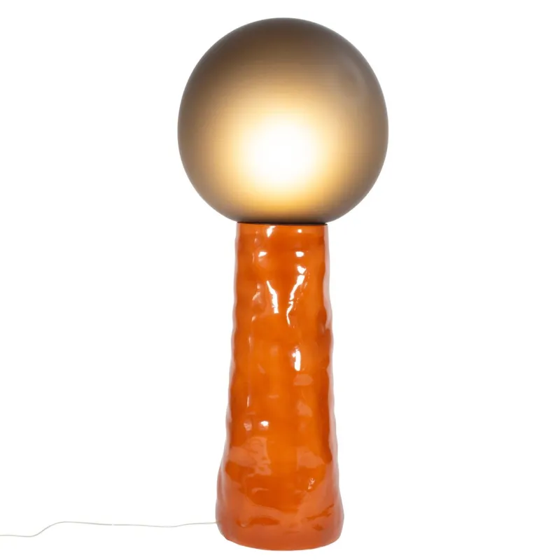 Hot Pamono Kokeshi High Grey Acetato Terracotta Floor Lamp from Pulpo