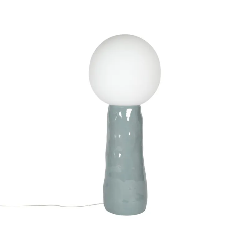 Pamono Kokeshi Medium Grey Acetato White Floor Lamp by Pulpo
