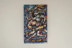 Outlet Pamono Komarov Vitali, Abstract Neo-Expressionist Composition, 1990, Oil on Canvas