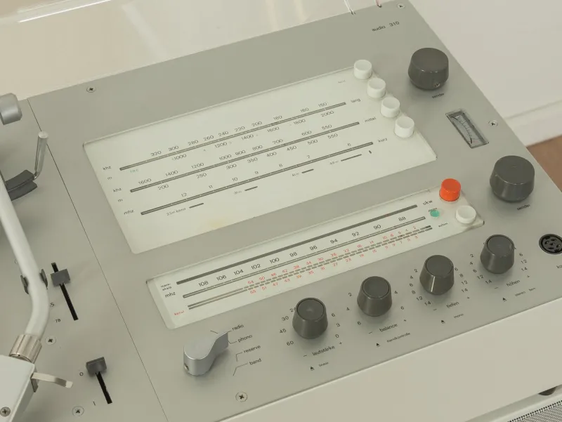 Pamono Kompaktanlage Audio 310 with L 61 Loudspeaker by Dieter Rams for Braun, 1960s> Electronics
