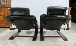 Pamono Kroken Lounge Set by Ake Fribyter for Nelo, 1974, Set of 3><noscript><img width=
