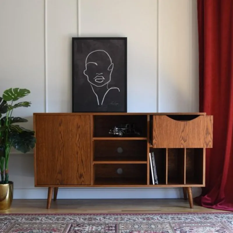 Pamono Kron Vinyl Sideboard by Pastform> Storage