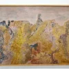 Pamono Krsta Andrejevic, Abstract Landscape, 1961, Oil on Canvas, Framed> Painting