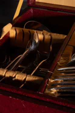 Pamono Krupp Cutlery Set by Gio Ponti, 1950s><noscript><img width=