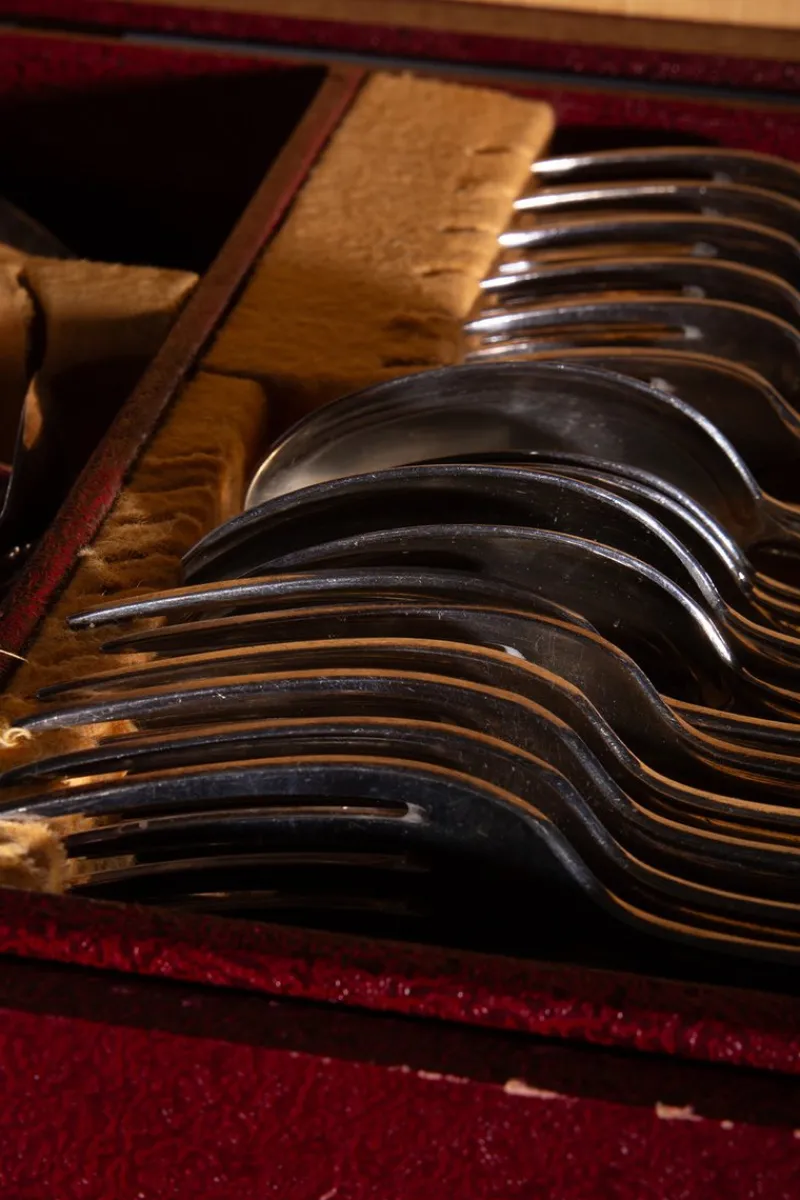 Pamono Krupp Cutlery Set by Gio Ponti, 1950s> Dinnerware Accessories
