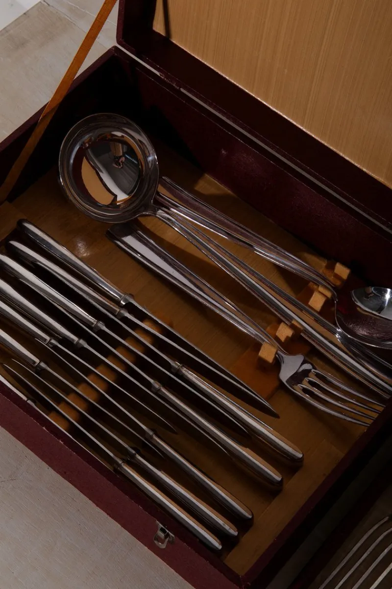 Pamono Krupp Cutlery Set by Gio Ponti, 1950s> Dinnerware Accessories