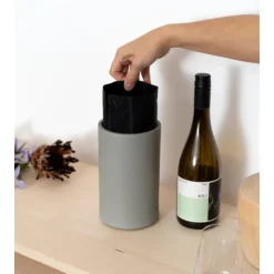 Pamono Kula Wine Cooler in Dusky Pink Glazed Porcelain by Frau Caze><noscript><img width=
