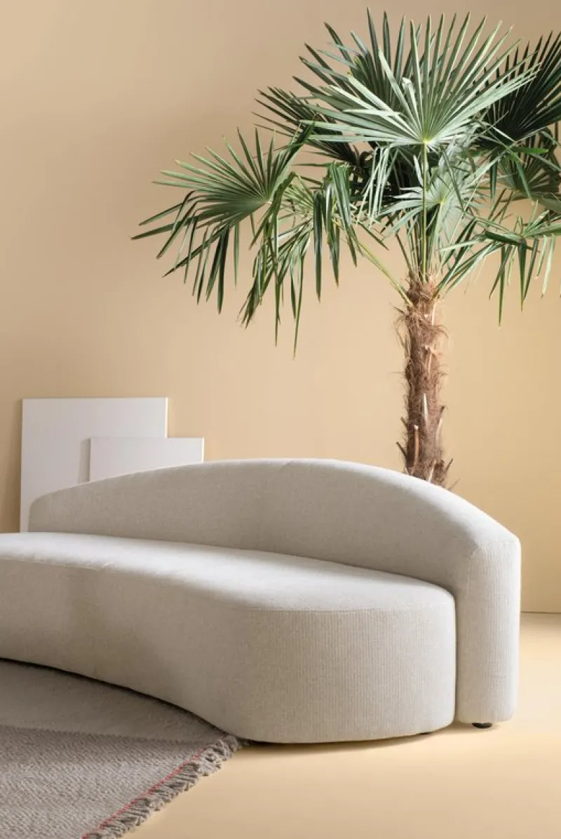 New Pamono Kyokusen Monolithic Sofa by Quinti Sedute