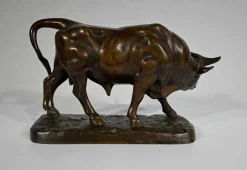 Pamono L. Vidal, Le Taureau, 1867, Bronze><noscript><img width=