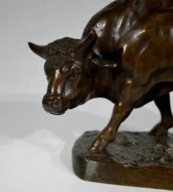 Pamono L. Vidal, Le Taureau, 1867, Bronze><noscript><img width=