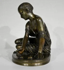 Pamono La Joueuse d’Osselets, 19th-Century, Bronze><noscript><img width=