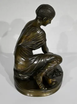 Pamono La Joueuse d’Osselets, 19th-Century, Bronze><noscript><img width=
