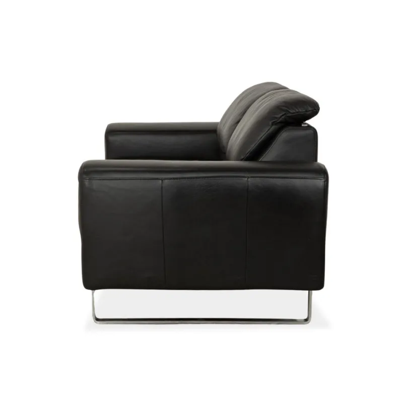 Pamono Laauser Two-Seater Sofa in Leather> Couches & Sofas
