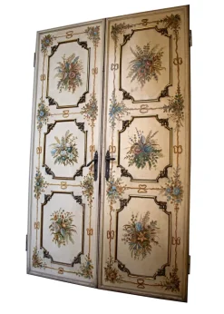 Pamono Lacquered and Hand Painted Interior Door, 1960><noscript><img width=