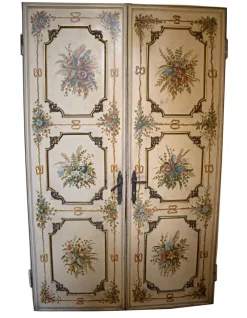 Pamono Lacquered and Hand Painted Interior Door, 1960><noscript><img width=