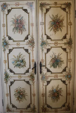 Pamono Lacquered and Hand Painted Interior Door, 1960><noscript><img width=