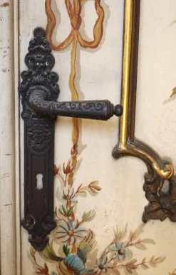 Pamono Lacquered and Hand Painted Interior Door, 1960><noscript><img width=