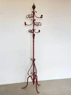 Hot Pamono Lacquered Iron Coat Stand, 1950s