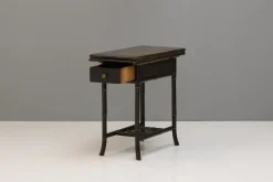 Pamono Lacquered Occasional Card Table, 1890s><noscript><img width=